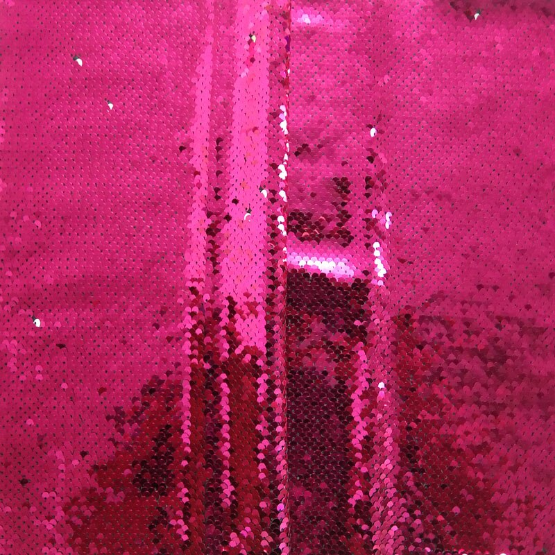 Blitter 60x45cm Rosa lentejuelas plata doble cara Reversible Tela De Lentejuelas de vuelta lentejuelas Bling tela para bolso D