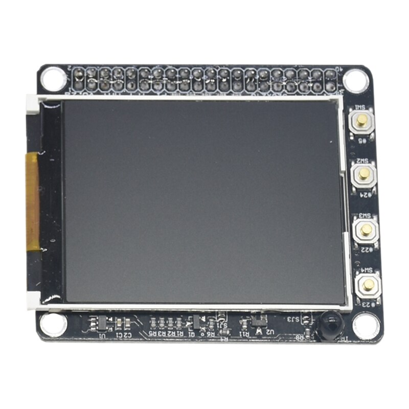 2.4 Inch 320X240 Tft Lcd-scherm Hoed Met Knoppen Ir Sensor Voor Raspberry Pi 4B/3B/2B +/Een +