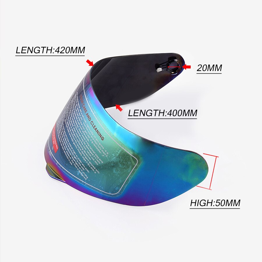 Anti Fog Sun Visor Antiglare/UV Motorbike Helmet Multicolor Sun Shield