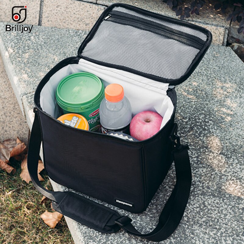 Brilljoy – sac à main isotherme portable, glacière thermique pour véhicule, sac isolé pour l'école, le travail, le pique-nique, sacs alimentaires thermiques, boîte à déjeuner