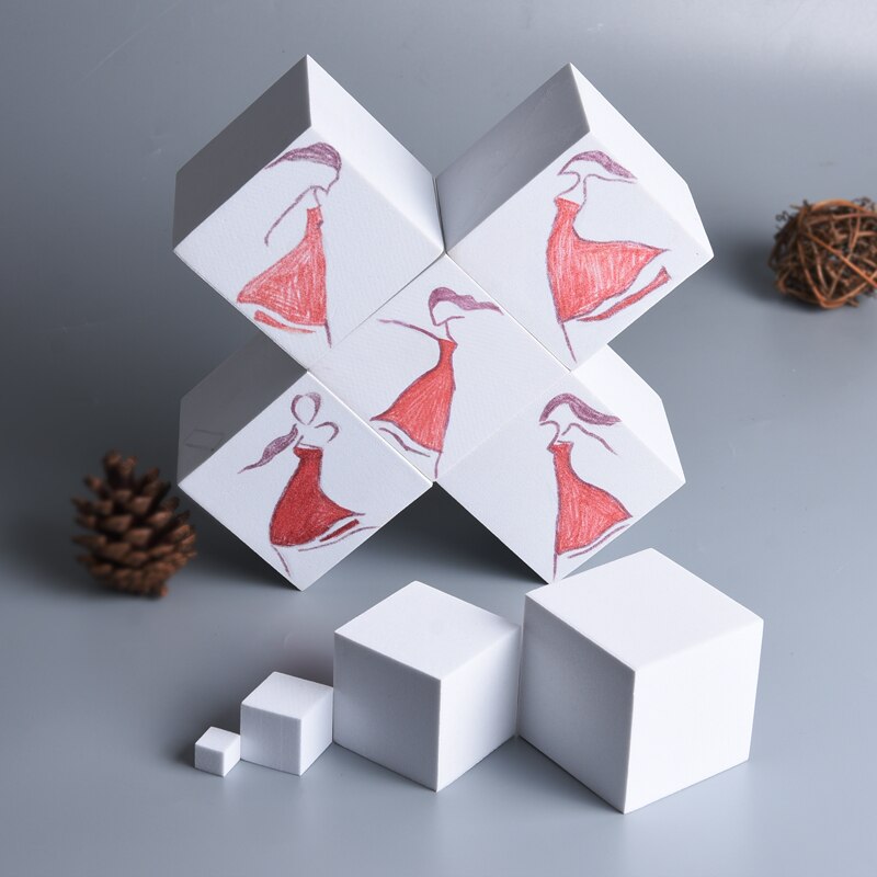 Rigid foam pad Non-adhesive white EVA foam square