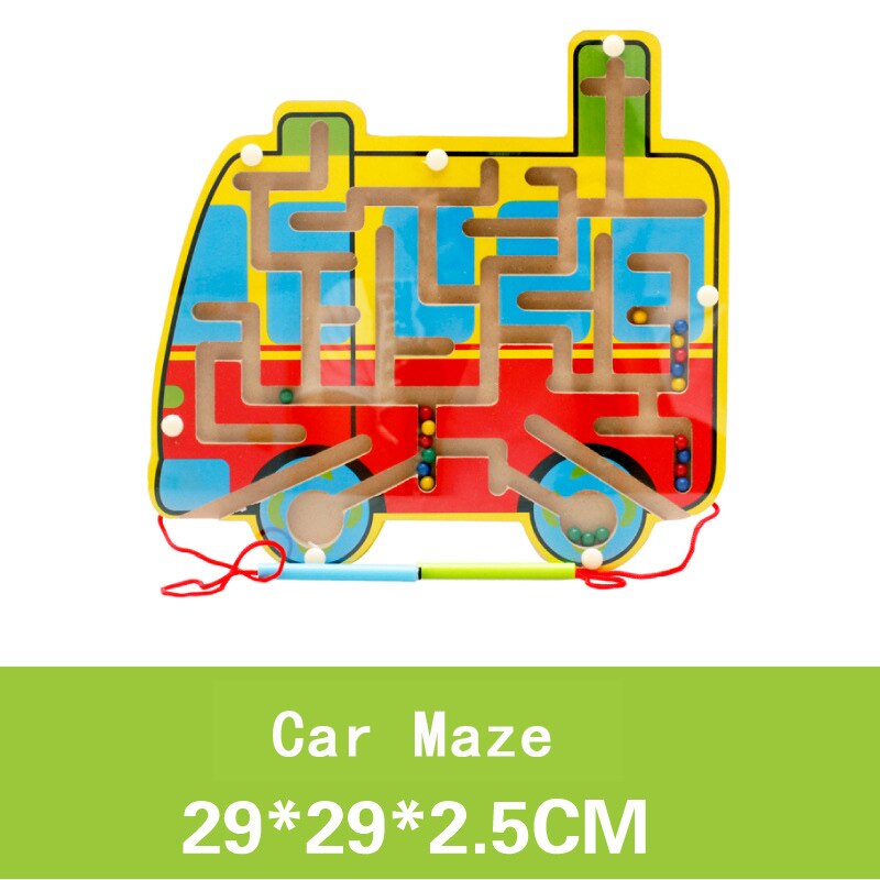 Große Größe Ebene Würfel Puzzle Labyrinth Spielzeug Spiel Holz Magie Spiele Magnet Für freundlicher Erwachsene Würfel Puzzle Bildung Gleichgewicht Magnetische Labyrinth: 5