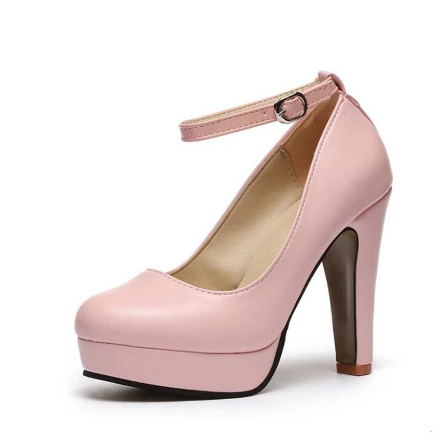 Ultra Hoge Hakken Prima Met Waterdichte Verf Enkele Schoen Hakken Kleuraanpassing Diamant Club Schoenen: Roze / 39