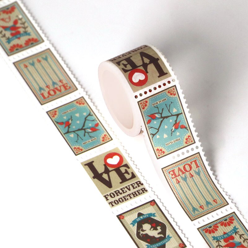 1 stk 25mm x 3m stempel Gud jul diy teip til utklippsbok dekorasjon maskering kawaii washi bånd