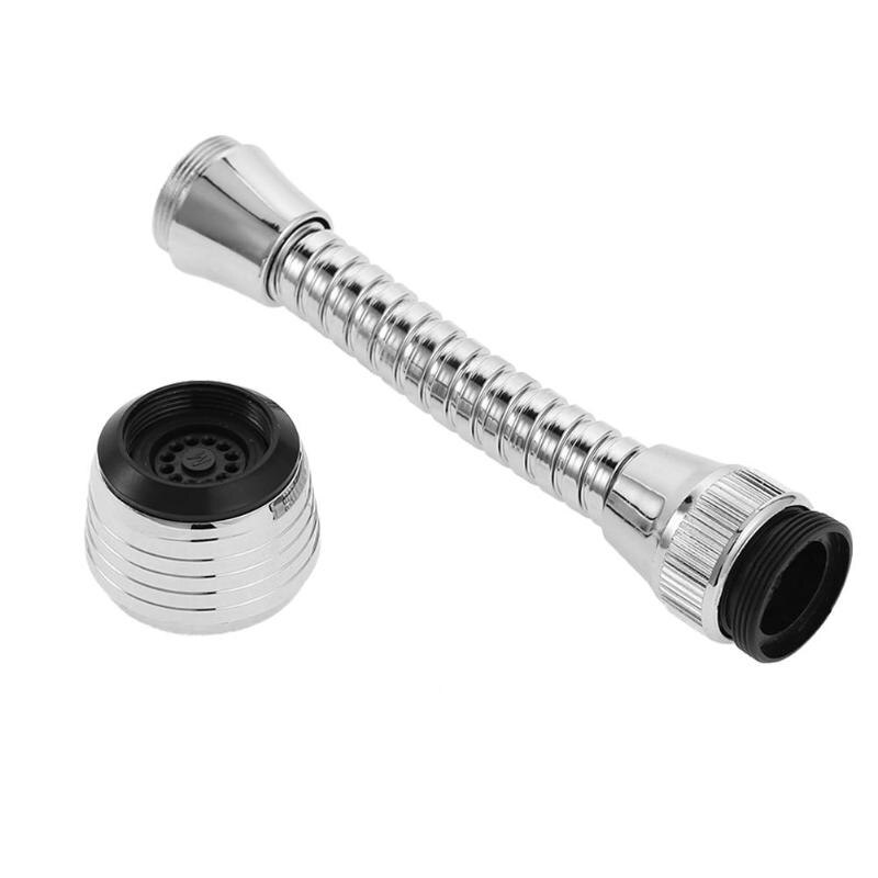 Pulverizador para fregadero de cocina, aireador de ahorro de agua, filtro burbujeador giratorio de 360 grados, boquilla libre de doblar, aireadores flexibles para grifo