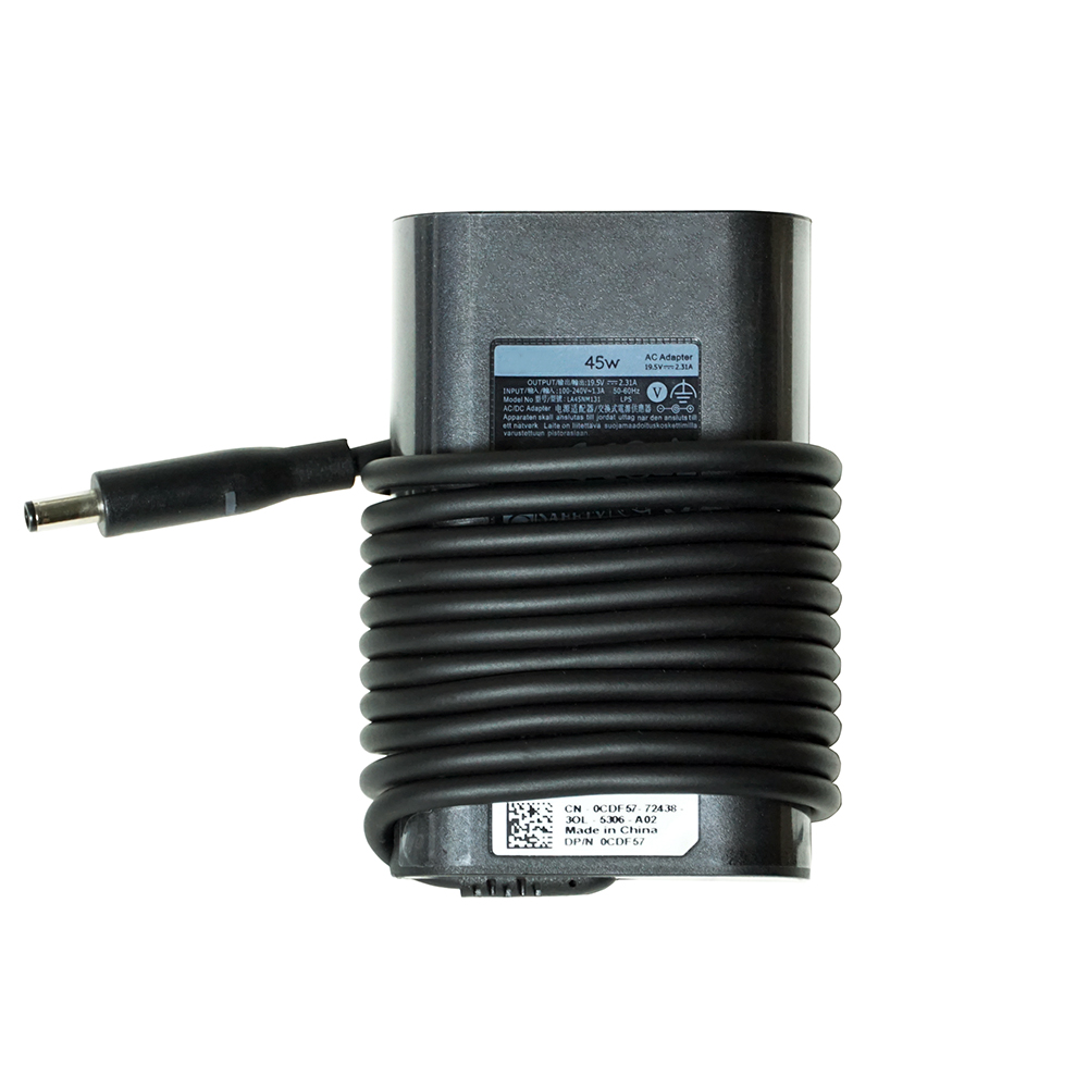 19.5V 2.31A 45W PA-1450-66D1 LA45NM140 laptop ac power adapter charger for Dell Latitude 13 3379 7350 XPS 13 9333 9343 9350 9360: No Power Cord
