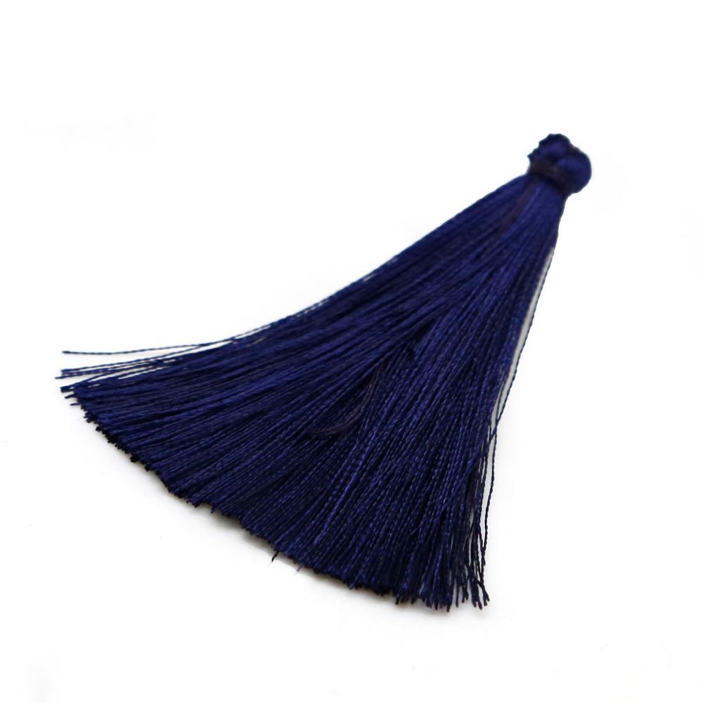 65mm Reiche Farbe Chinesische Handgemachte Kalender Vorhang Quaste Fransen links Makramee Anhänger DIY Schmuck Zubehör Machen 10 Stck: dunkel Violett