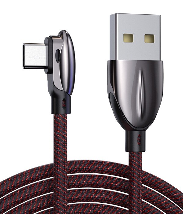 5A typ C kabel USB 90 stopni USB C szybki kabel ładowania robić samsunga S8 S9 Huawei P30 90 kąt zginania gra ładowarka robić Oneplus 6T: Default Title