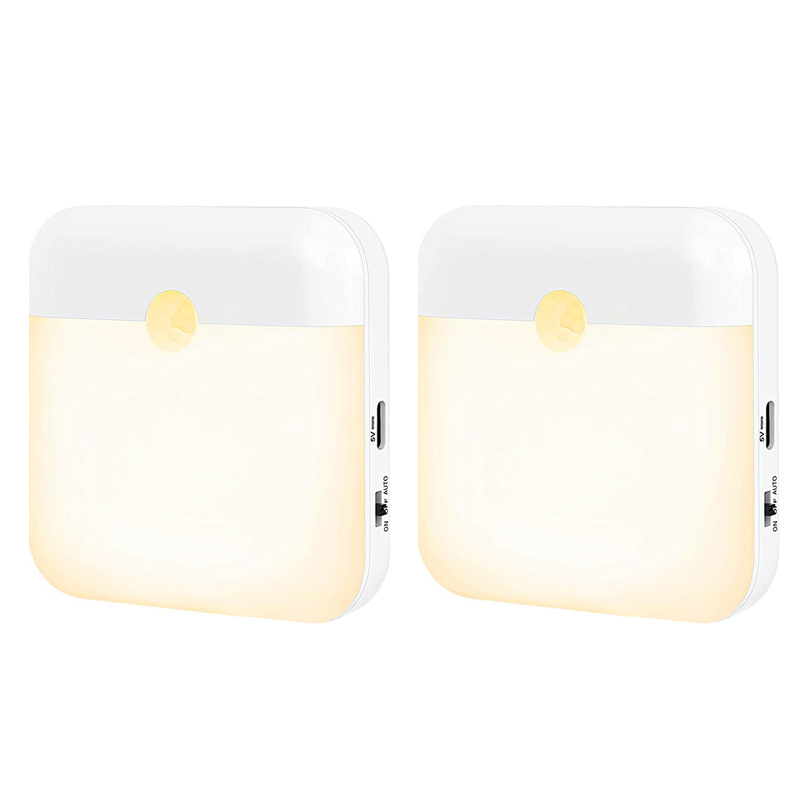 Menselijk lichaam inductie nachtlampje voor slaapkamer keuken gang spaarlamp voor cadeau kamperen zomerfeest home deco: Zonnig Geel