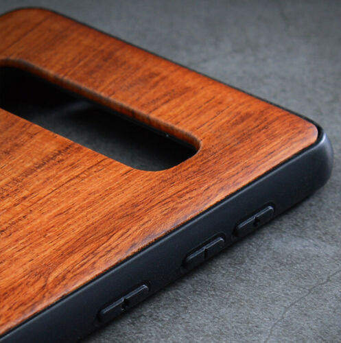 LYBALL Wood Case for Samsung S10 Phone Protective Back Cover Natural Wood Carved TPU Bumper Case for Samsung Galaxy S10 Plus