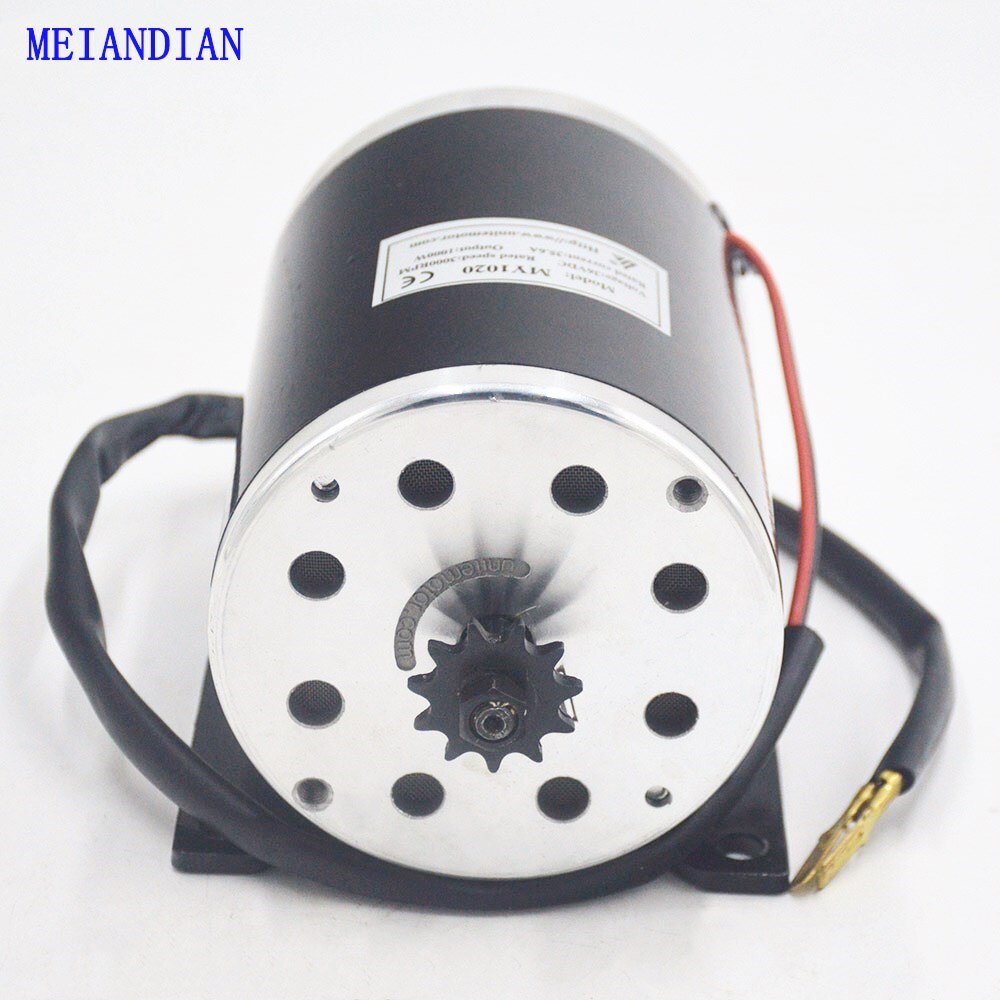 Motor eléctrico de cepillo de alta velocidad para bicicleta eléctrica, 36V/48V, 1000W, 1000W