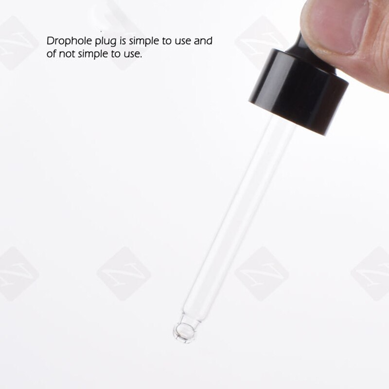 5/10/15/20/30/50 / 100ml tomme plastikflasker med komprimerbar dråbeprøvetager til flydende øjenflaske