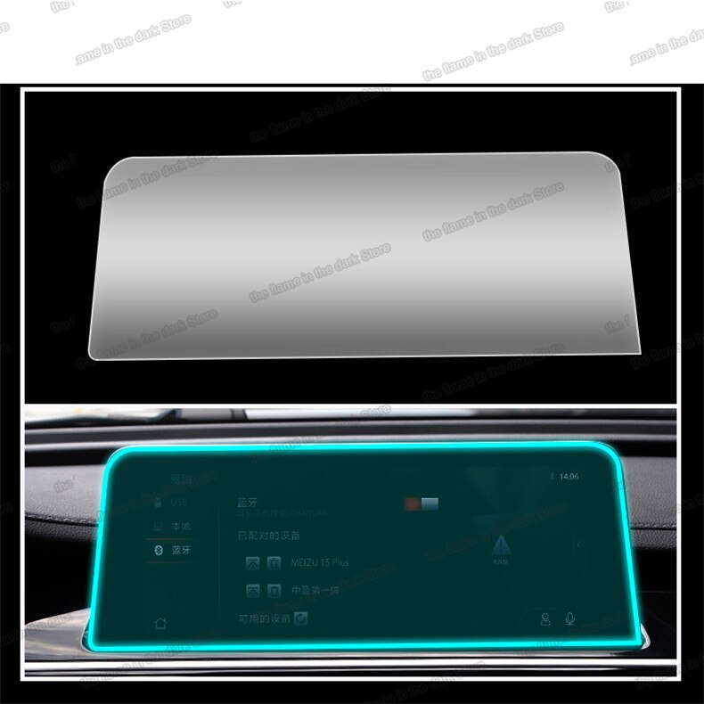 Lsrtw2017 tablero interior de coche transparente pantalla lcd engranaje panel película para Changan Cs75 adhesivo protector: gps film