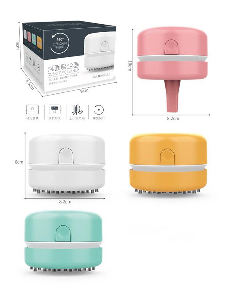 Desk Portable Desktop Cleaner Mini Desk Vacuum Cleaner for School Classroom School Office keyboard