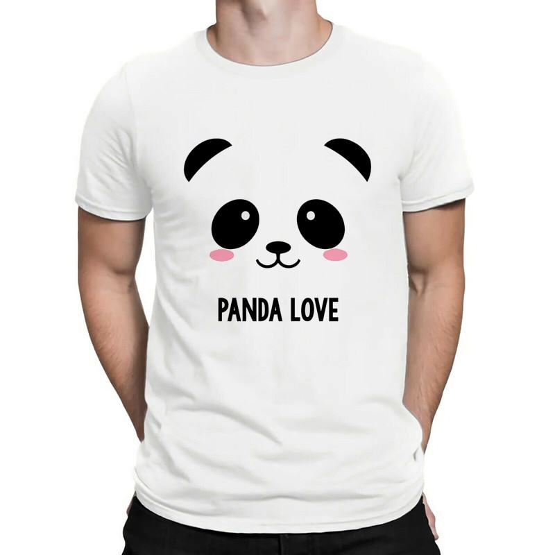 Panda Bear Clown Streetwear Tshirt Summer Funny T Shirts Mens T Shirts T Shirt Men Harajuku Boyfriend