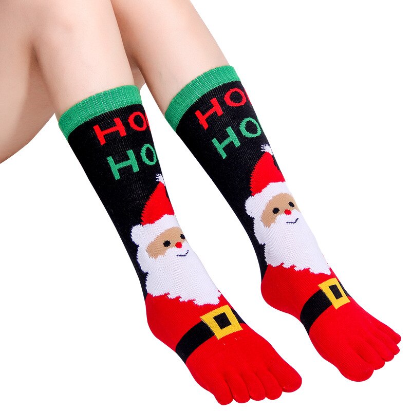 Aitonoble Girls and Women Christmas Socks Toes Socks Christmas Socks Fall Winter Socks Socks