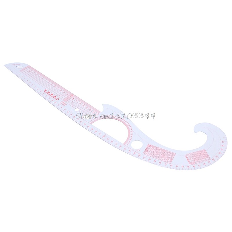 Sewing Ruler Comma Shaped French Curve Plastic Tailor Drawing Craft Tool DIY R9UC: 7