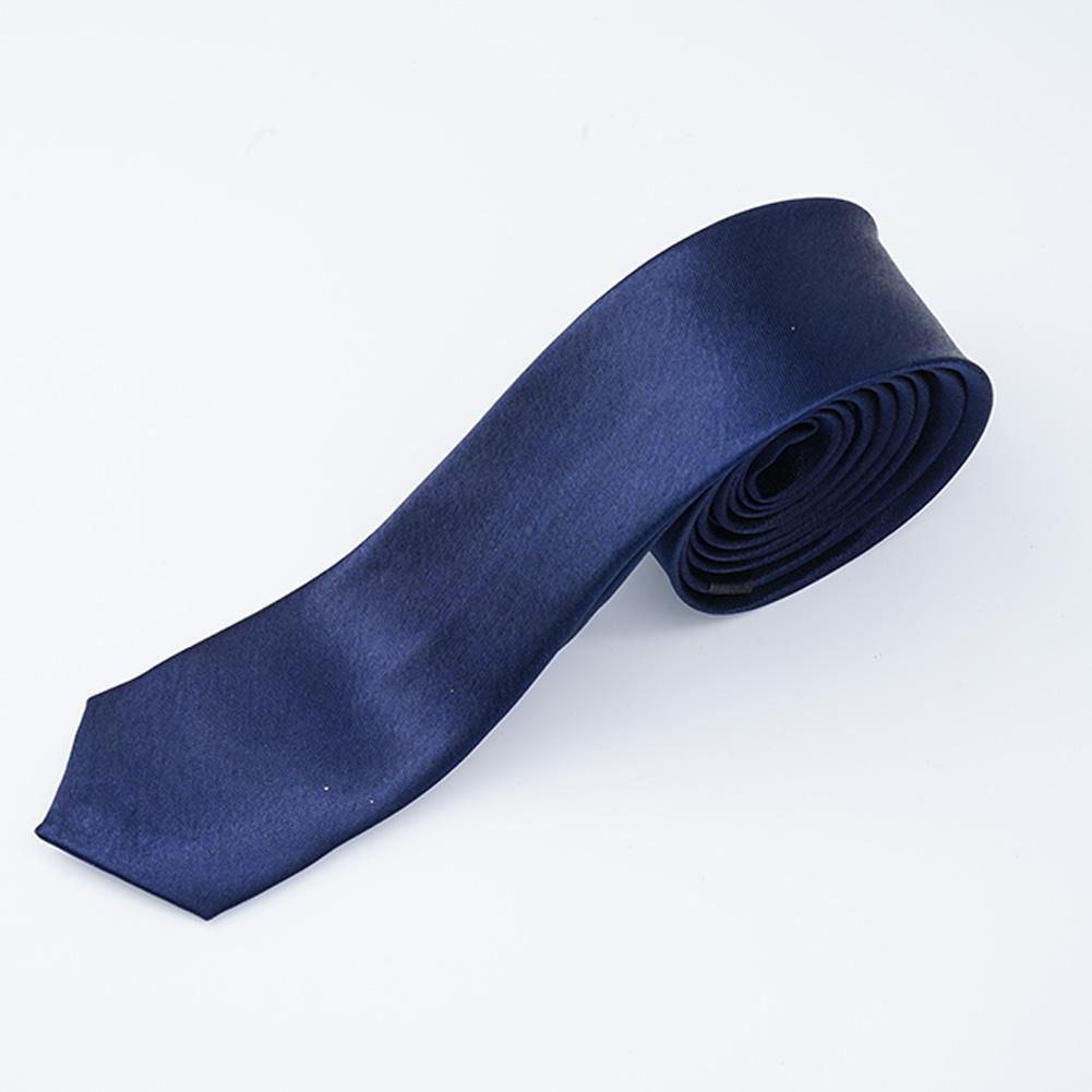 Sort klips på mænd slips sikkerhedsslips til mænd kvinder unisex slips tøj slips begravelse dørmand steward sort slips mat sort  g2 e 5: Ingen lynlås 5cm c