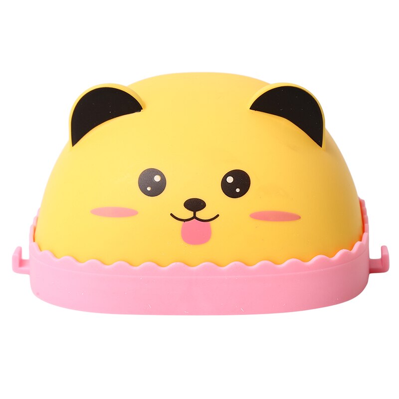 Cartoon Bathroom Rack Strong No Trace Sticker Plastic Cartoon Animal Shelf Portable Soap Dishe Holder Rack Bathroom Accessories: dog