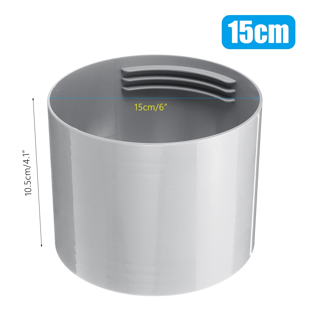 Aire acondicionado portátil 130mm / 150mm 5 " / 6" acoplador de Conector de tubo de manguera de escape piezas de accesorios de aire acondicionado: DIA 15CM