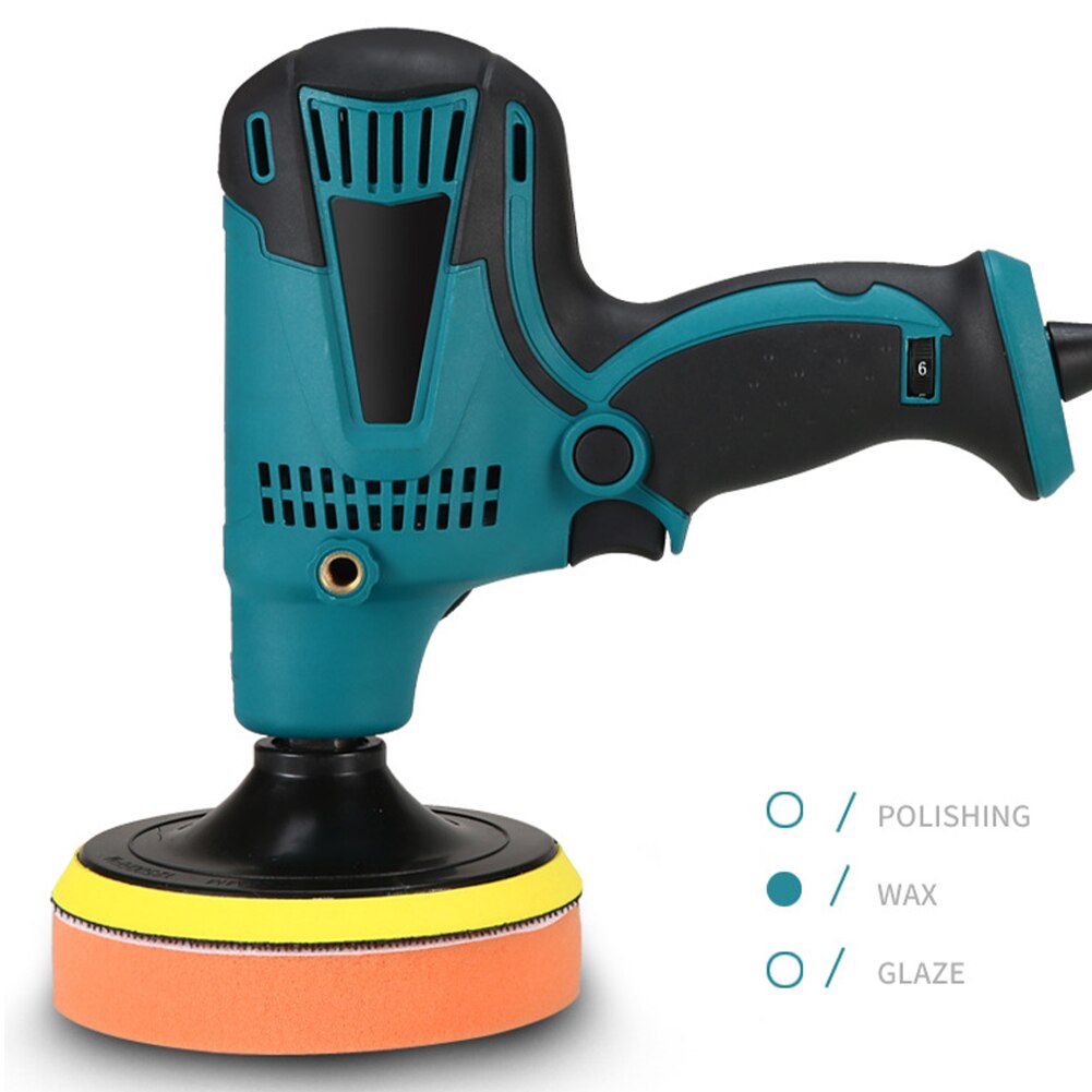 800W Car Polisher Grinding Machine 220V Mini Polishing Machine 3000RPM Auto Sanding Machine Orbit Waxing Polisher Power Tools