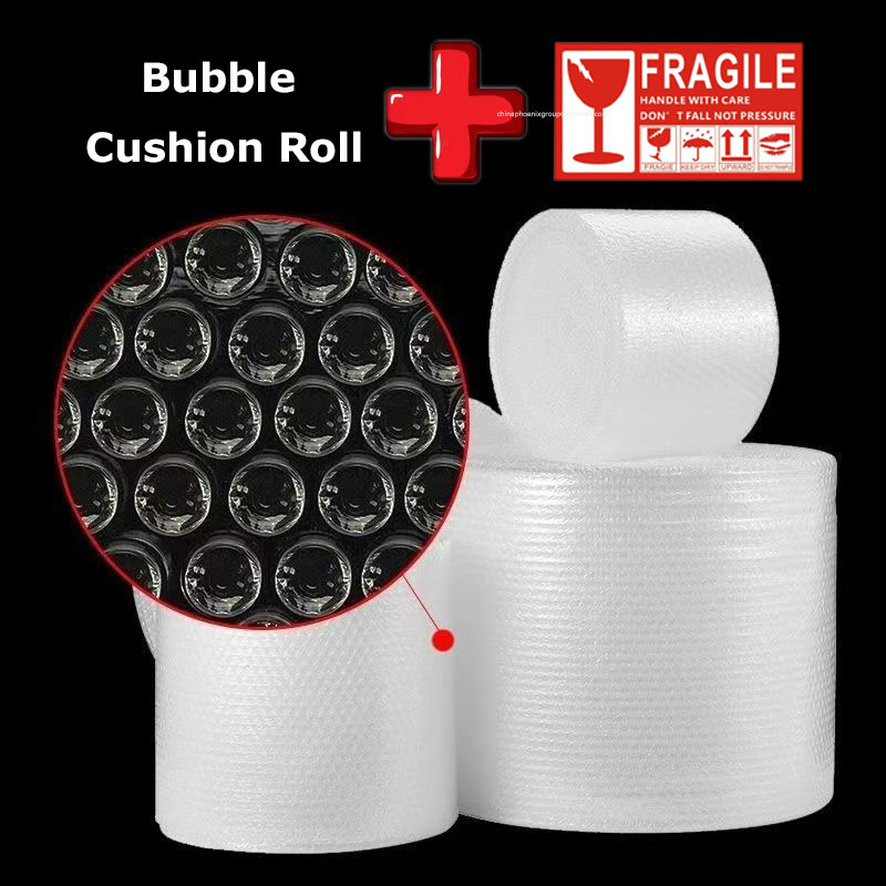 Bubble Cushioning Wrap Padding Bubble Packaging Film Shockproof Foam Roll Small Cell Clear Bubble Wrap Multi-purpose Material