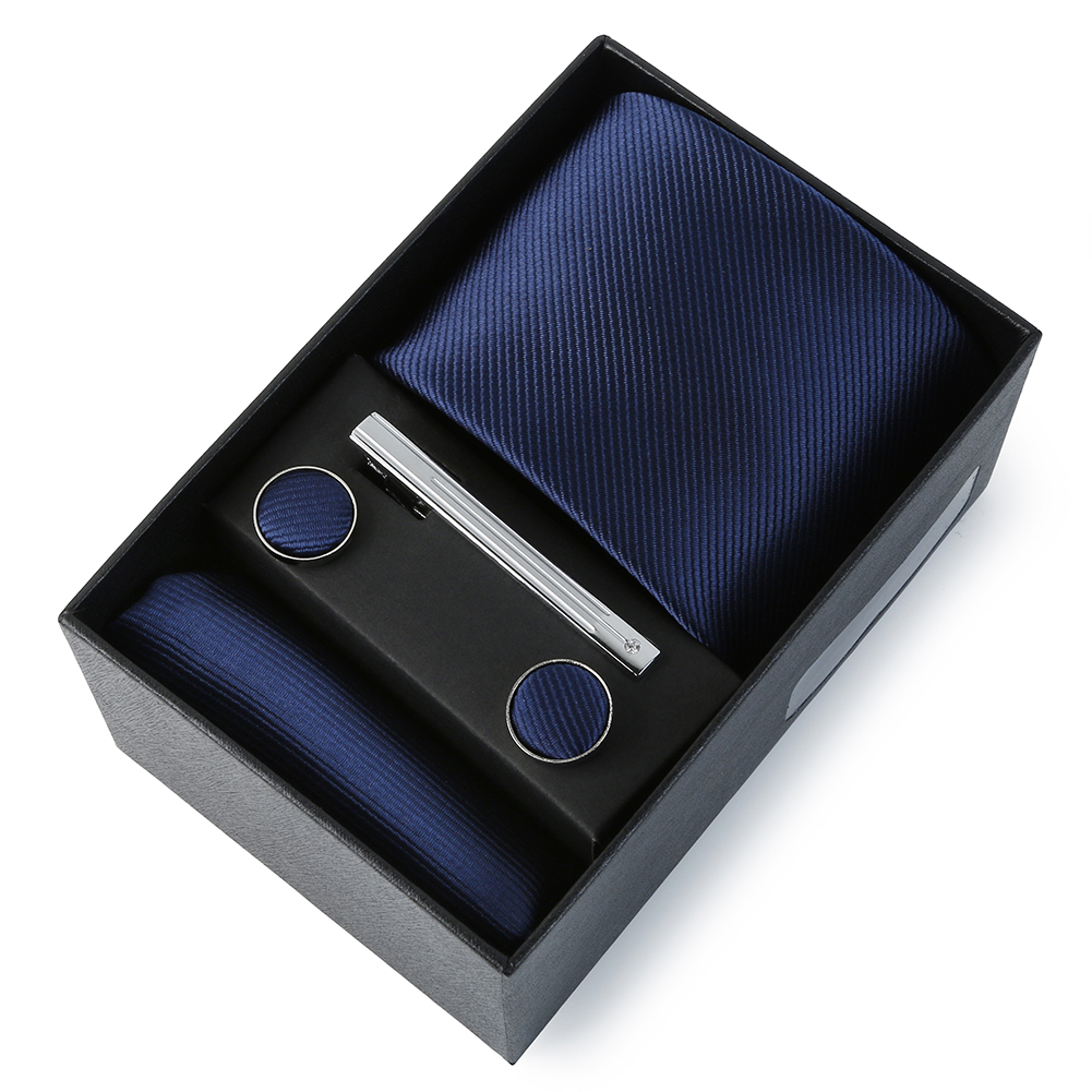Cravate de mariage pour hommes, couleur unie, en soie, poche carrée, coffret de luxe de styliste pour hommes, accessoire de mariage: Vert émeraude