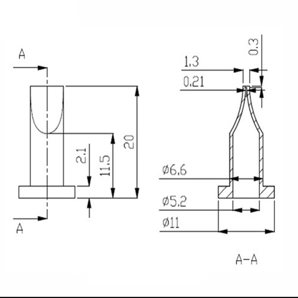 10 pieces Transparent Silicone Duckbill Valve One-way Check Valve 11 * 6.6 * 20 MM for Liquid and Gas Backflow Prevent