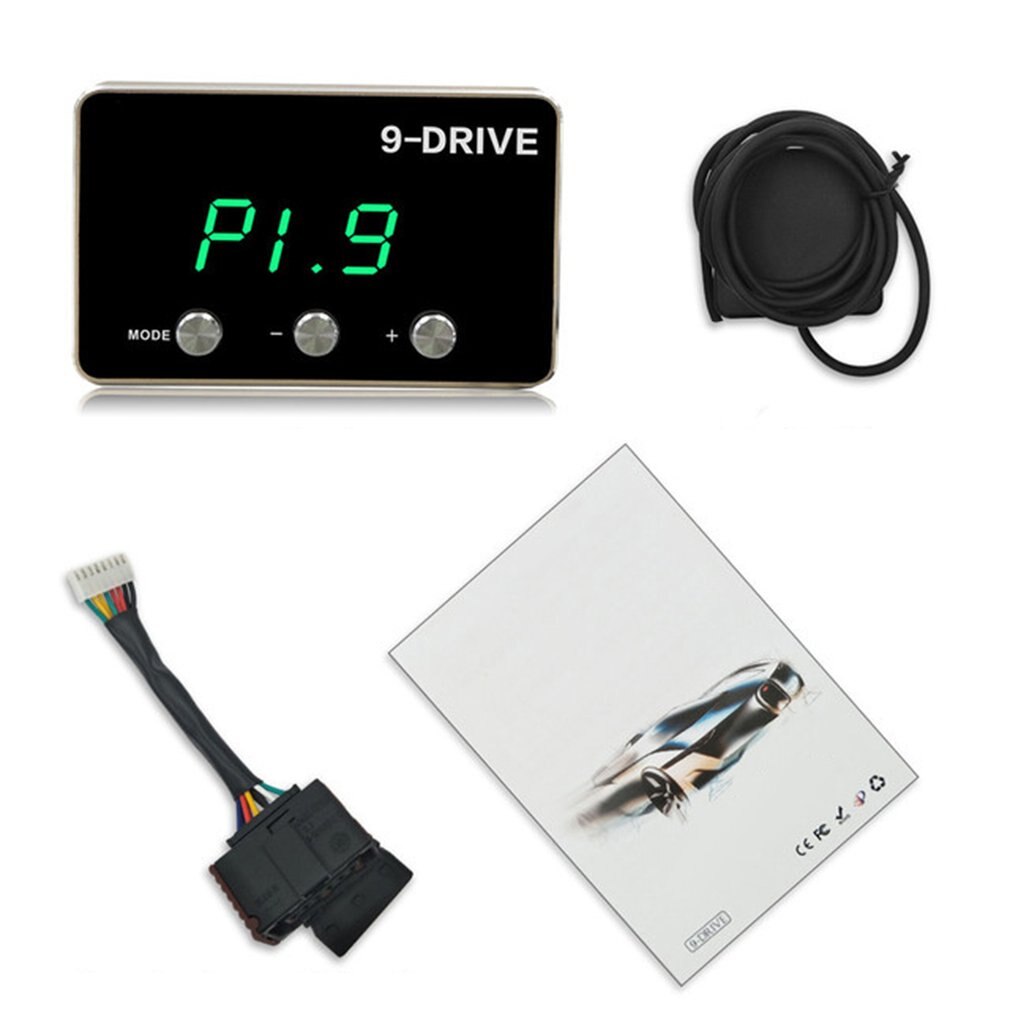 Electronic Throttle Accelerator 9-mode Throttle Controller Display Improve Power Good Sensitivity Display