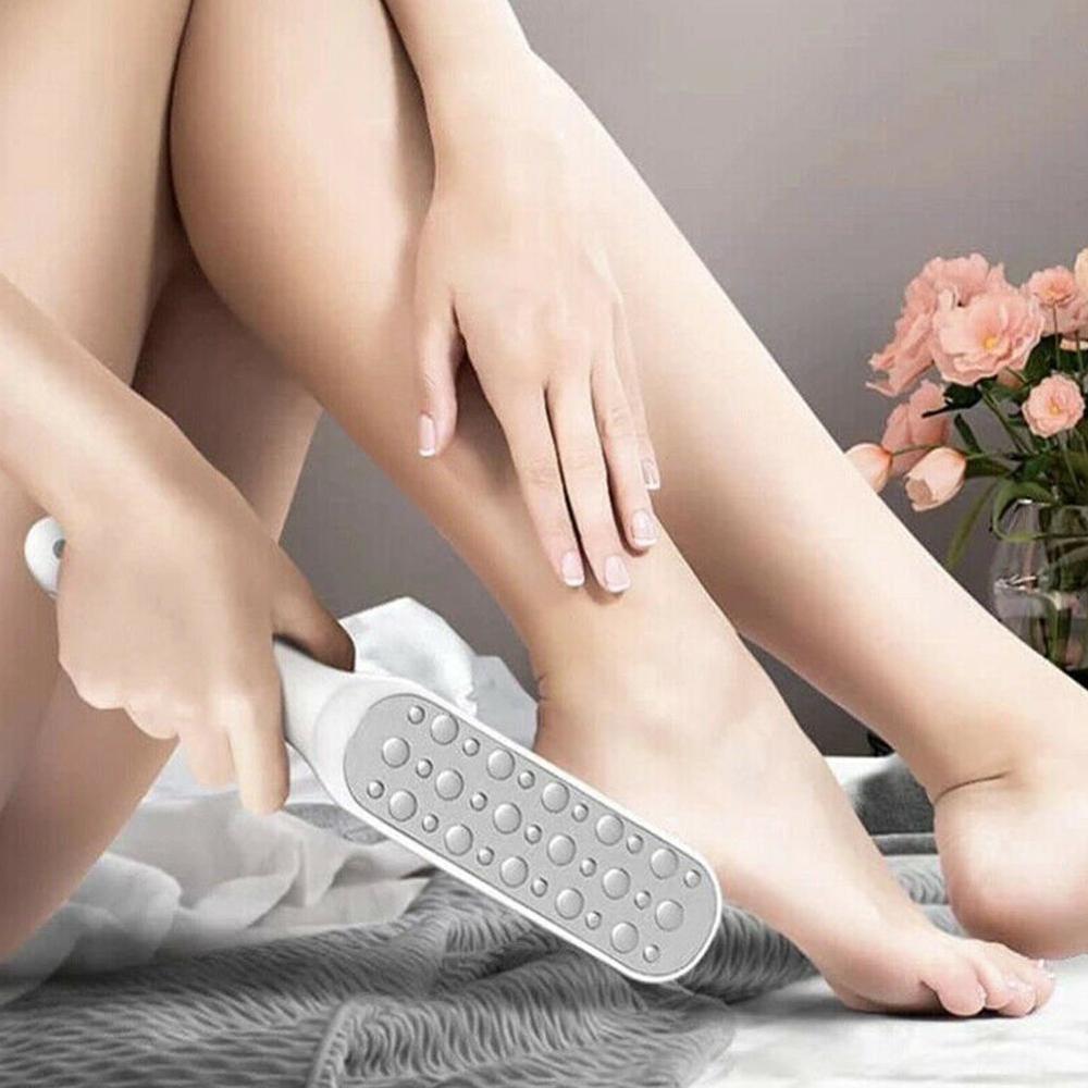 Stainless steel Double Side Foot File Hard Skin Rasp Grater File Pedicure Foot Remover Grater Dead Callus Heel Q6Z7