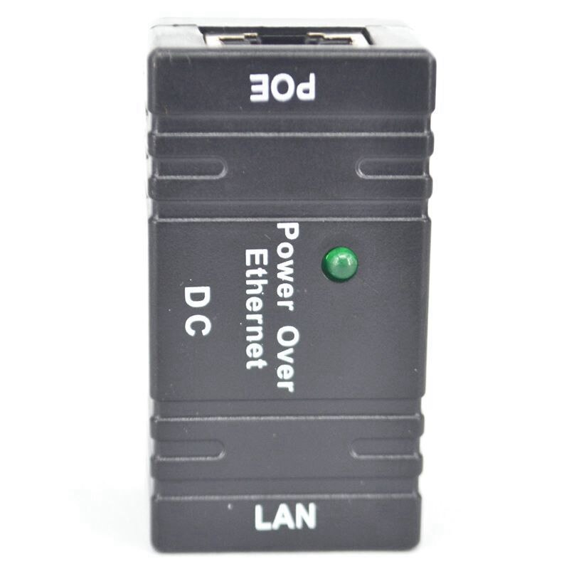 Poe Splitter Injector Passive Dc Power Over Ethernet Rj45 10/100Mbp Wall Mount Adapter For Lan Network Security Ip Camera