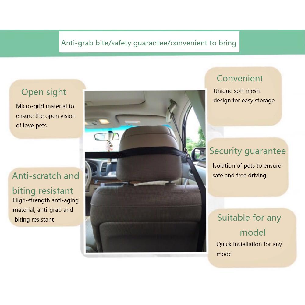 Pet Fence Barrier Isolation Network Safety Isolation Bar Child Dog Buffer Device Car Anti-collision Durable