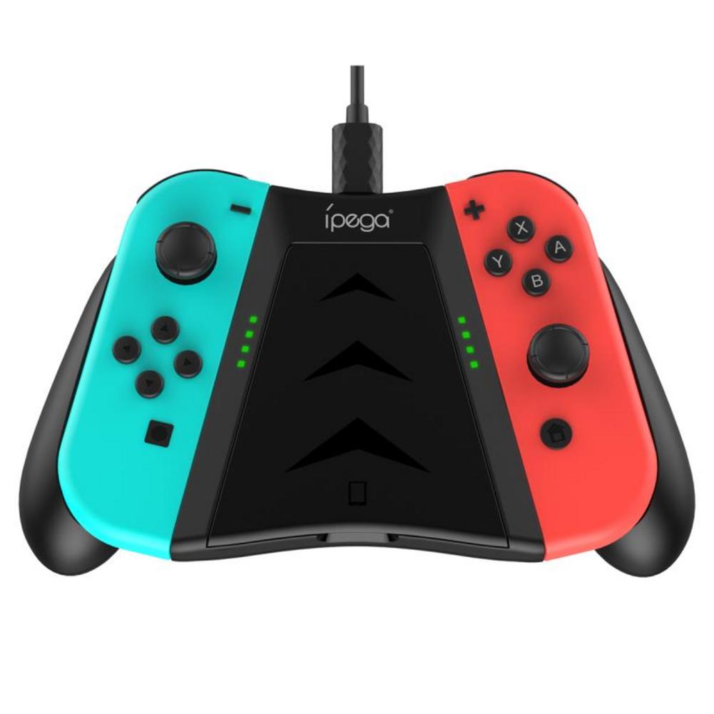 Nintendo Switch Handle Charging Grip 2 in 1 Game Card Slots Joycon Charger Ergonomic Comfort Hand Holder for Nintendo Switch: Default Title