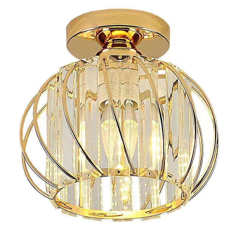 Luksus entre korridor lampe belysningsarmaturer krystal loftslampe indbygget moderne krystal lysekrone
