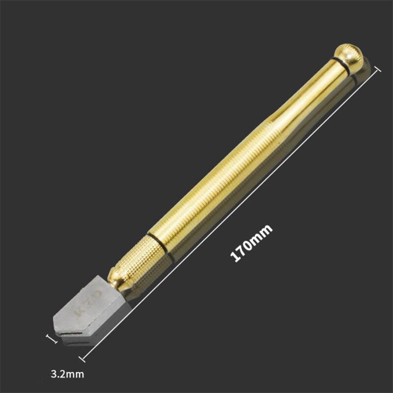3 Style Window Craft Glass Tile Cutter Hand Tool Diamond Tipped Glass Knife Woodworking Tools Glass Cutter E12078: A