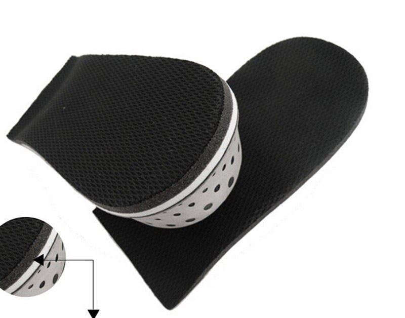 1 paar 2-4cm Schuh Einlegesohlen Atmungs Halbe Einlegesohle ErhöHenne Hacke Einfügung Sport Schuhe Pads Kissen unisex Höer erhöHenne Einlegesohlen
