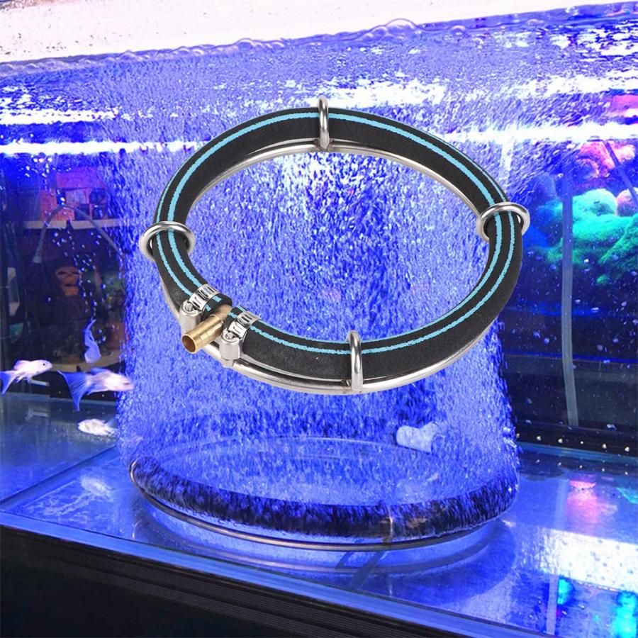 Aquarium Luchtpomp Ultra-Stille Zuurstof Pomp Aquarium Ronde Luchtbel Diffuser Ring Visvijver Oxygenatie Waskolf
