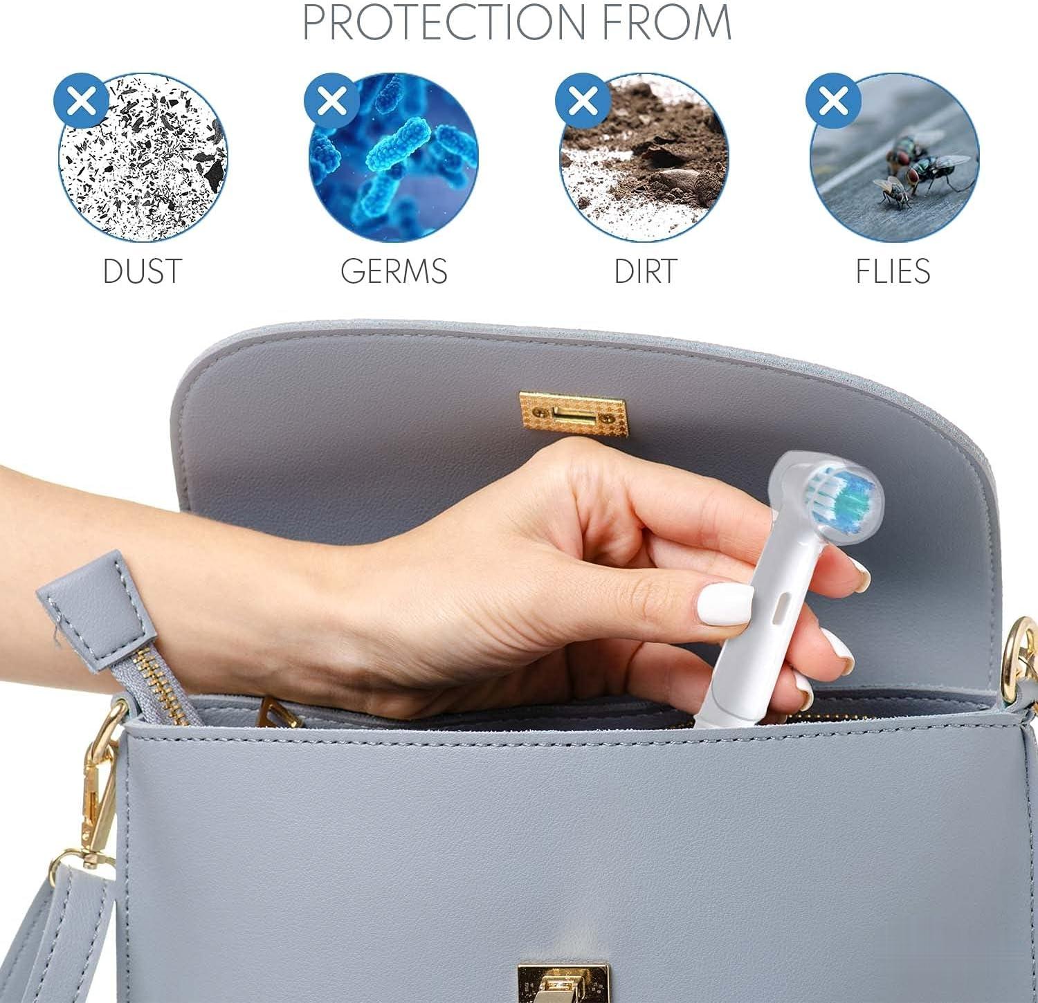 12 stk. precision clean-børstehoved til braun oral-b, udskiftningsbørstehoved, tandbørstehoveder til oral-b, oral-b-dyser