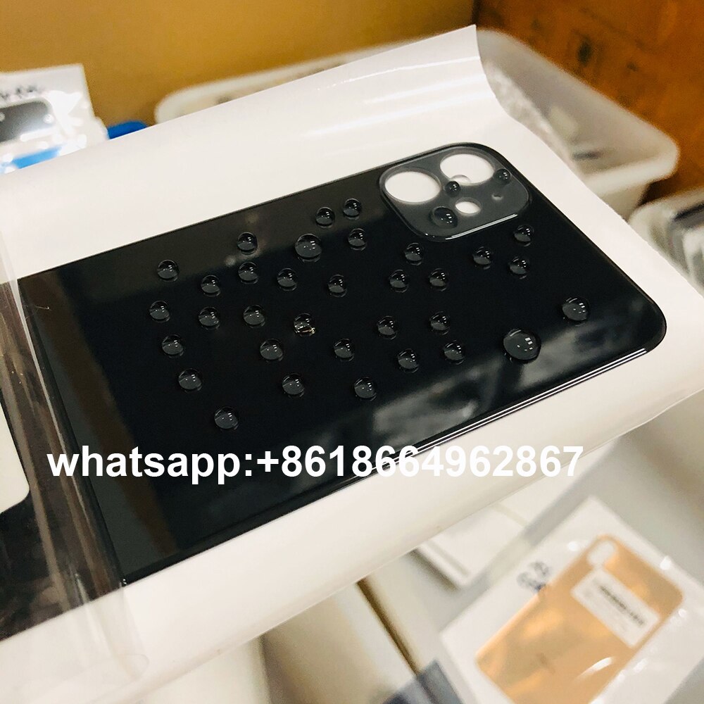 Carcasa de repuesto de cristal trasero con orificio grande para iPhone 11 11Pro 11Pro Max carcasas y marcos para teléfonos móviles