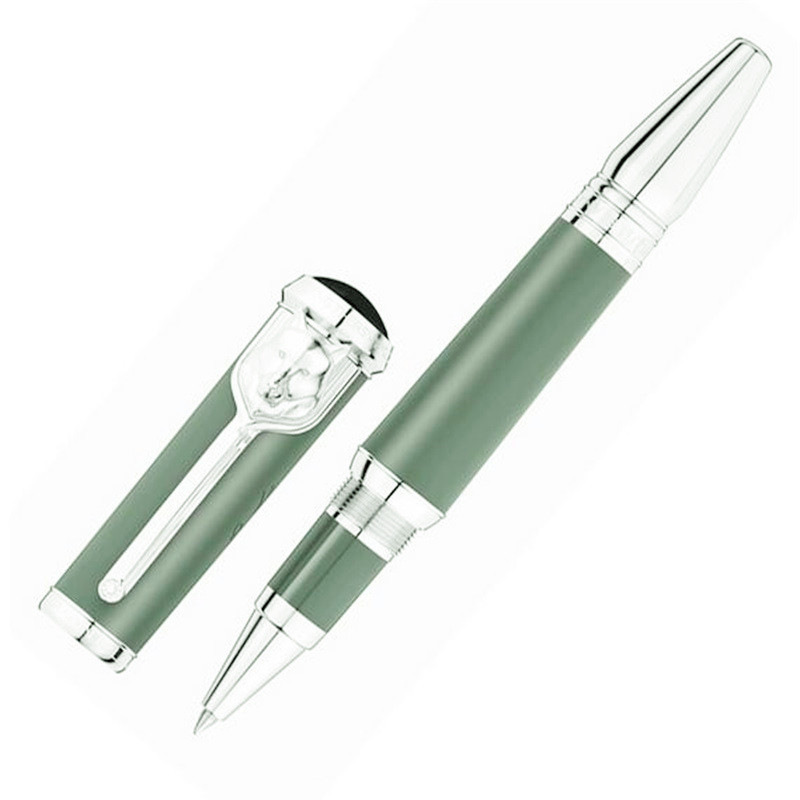 M grand écrivain Rudyard Kipling stylos à bille roulante fontaine encre luxe écriture papeterie avec tête de loup