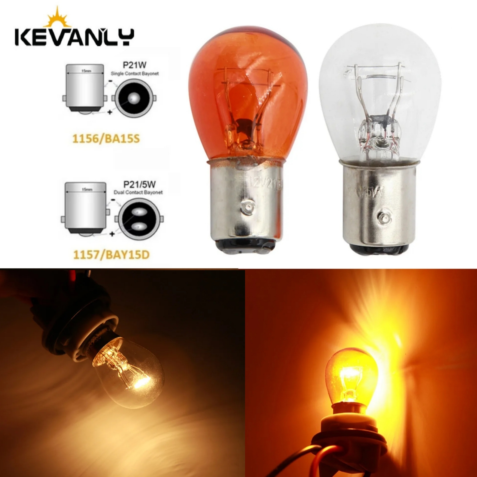 10 Uds coche 1157 P21/5W BAY15D 1156 P21W BA15S 12v 21W lámpara halógena luz de marcha atrás blanca cálida bombilla de freno luz de freno señal de giro DRL