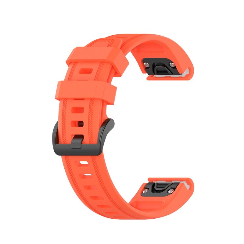 Dla Garmin Fenix 7s 6S 5S Watchband 20mm pasek do bransoletki dla Fenix 6s Pro 5s Plus opaska silikonowa szybka wymiana opaska na nadgarstek: Red