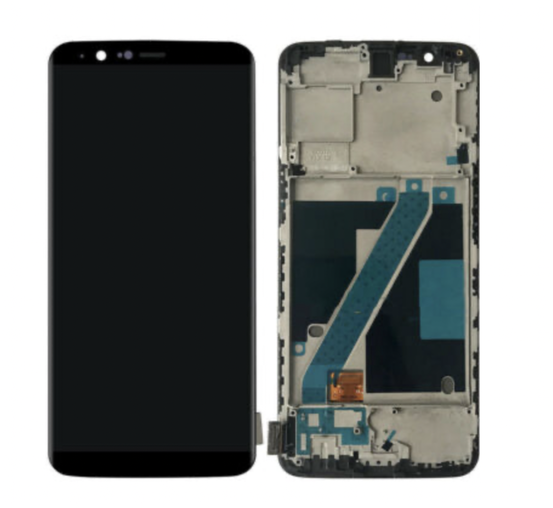 OnePlus 5T A5010 LCD Display Screen Replacement - Black - With/Without Frame