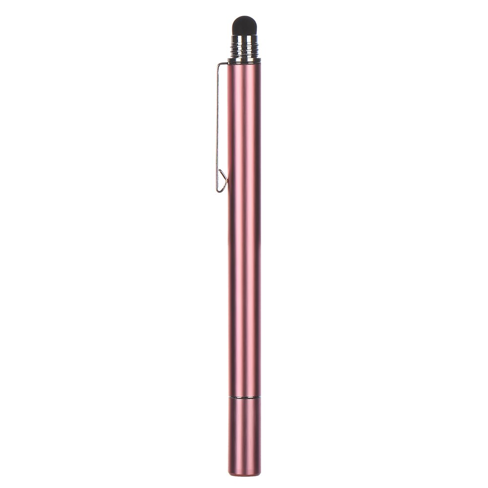 Universal Capacitive Screen Touch Pen for Mobile Phone 2 in 1 Stylus Pen Drawing Tablet Pens Smart Pen Accessories: Type2 pink