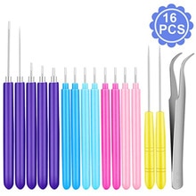 16pcs Paper Quilling Tools Slotted Kit Handmade Rolling Curling Needle Pen For Art Crafting Diy Cardmaking Project