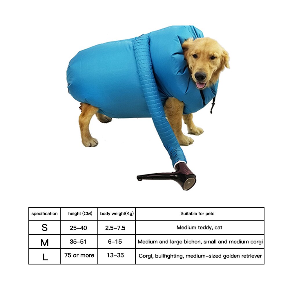 3 maten hondendroger, puff and fluff föhn, kleine föhn, huisdierdroger, kleding, kat, hond, blazer, franse bulldog