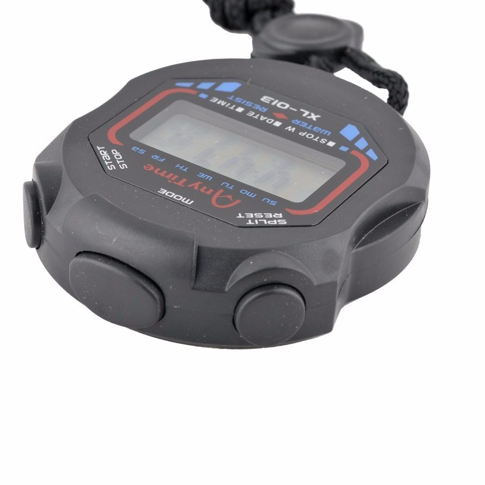 Digital Multi-Function Handheld LCD Chronograph Sports Stopwatch Timer Stop Watch Hour Minute Second