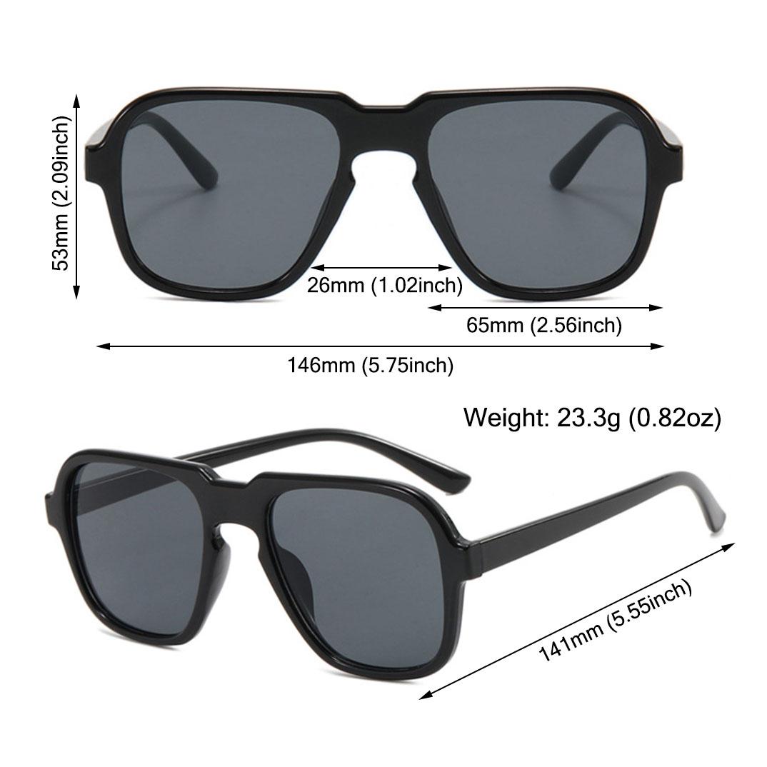 Gafas de sol Vintage para hombre y mujer, lentes de playa con gradiente de océano transparente, Retro, accesorio de verano