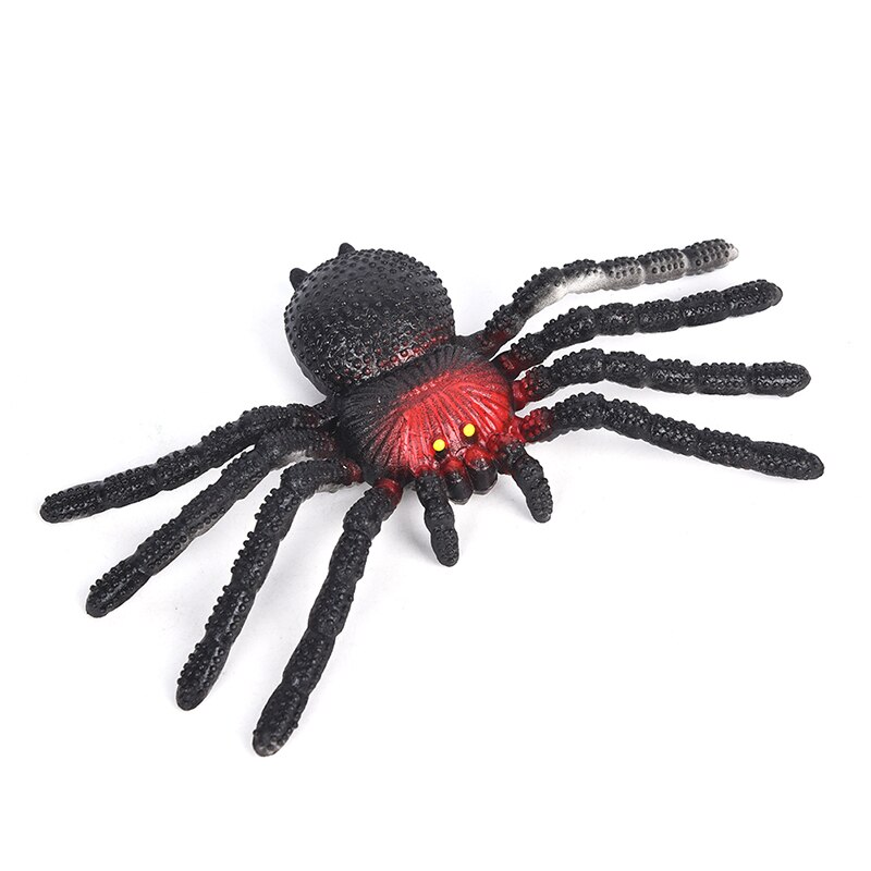 1Pc Große Halloween Plüsch Spinnen Kinder Kinder Spielzeug Plüsch Schwarz Farbmix Stil Für Party Halloween Dekoration Witz Spielzeug: Black