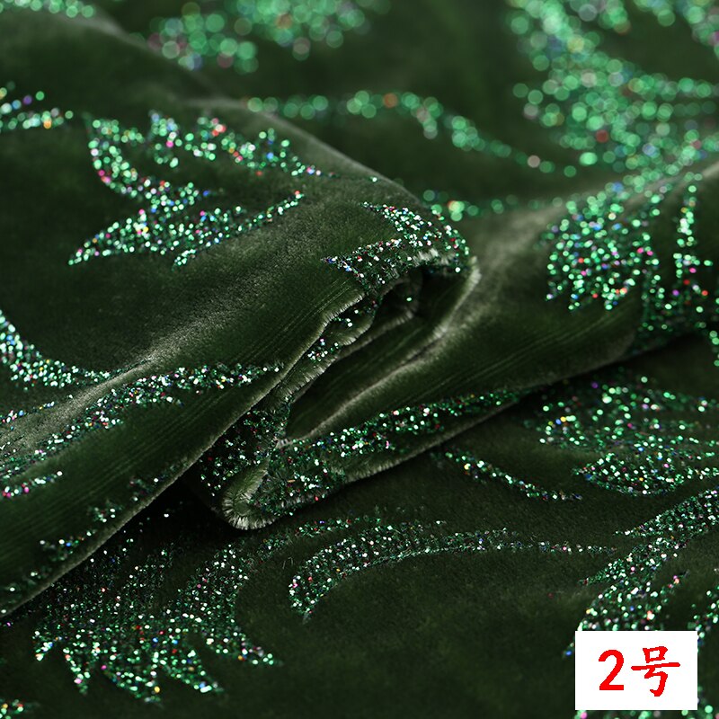 Bronzed natural mulberry silk velvet fabric for dress per meter thickening dress velvet fabric silk cloth material